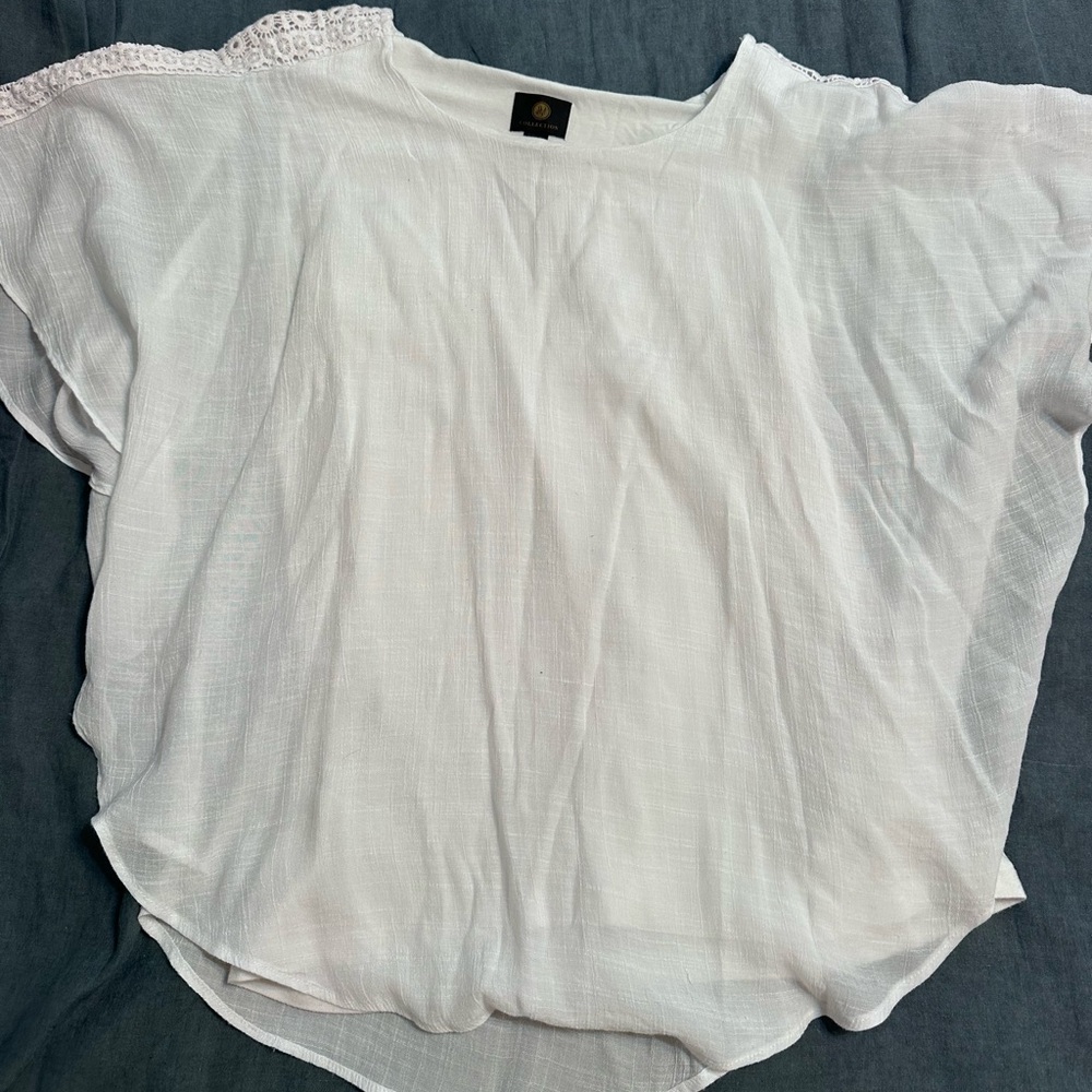White Linen Women's Top